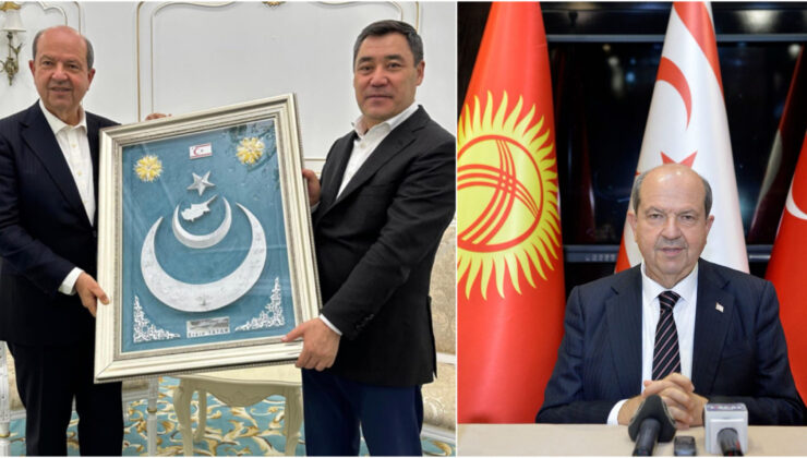 Cumhurbaşkanı Tatar, Kırgızistan Cumhurbaşkanı Caparov ile görüştü