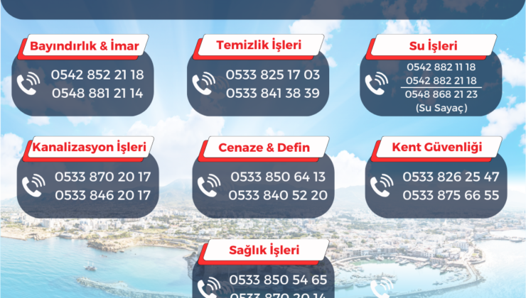 Girne Belediyesi yeni yıla hazır