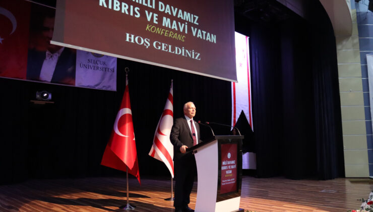 Töre, Konya’da “Milli Davamız Kıbrıs ve Mavi Vatan” konulu konferans verdi – BRTK