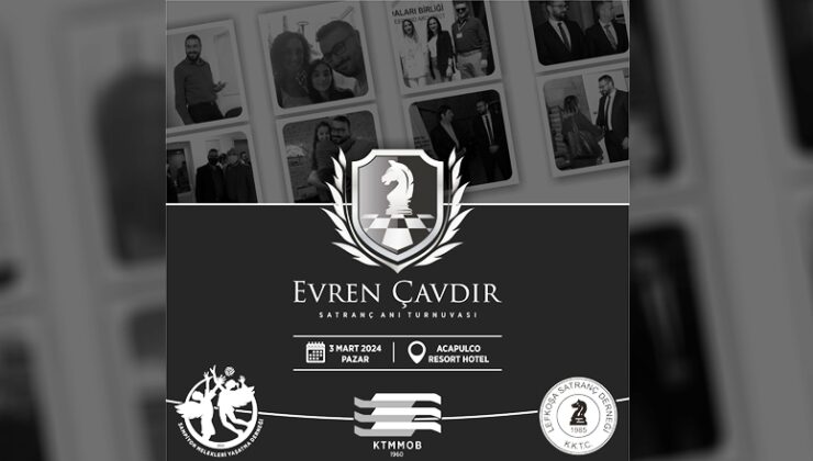 “1. Evren Çavdır Satranç Anı Turnuvası” düzenleniyor – BRTK