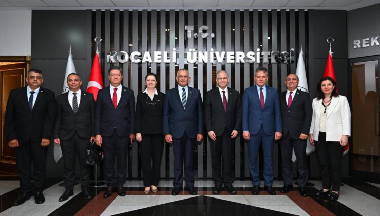 Milli Eğitim Bakanı Çavuşoğlu, Kocaeli Üniversitesi’ni ziyaret etti